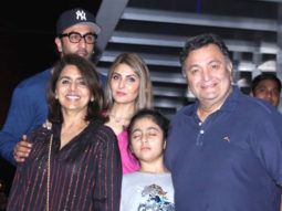 Ranbir Kapoor with whole family spotted after dinner in Bandra