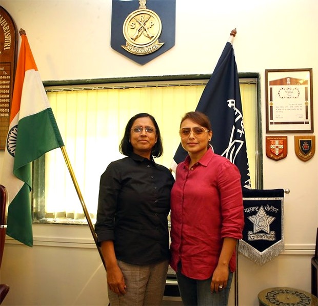 Rani Mukerji meets supercop Archana Tyagi, Additional Director General of Police & Chief of Maharashtra S.R.P.F. Rani Mukerji meets supercop Archana Tyagi, Additional Director General of Police & Chief of Maharashtra S.R.P.F.