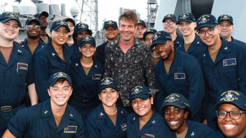 Roland Emmerich, Patrick Wilson and the entire cast of Midway visits the USS Halsey in Hawaii!