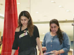 Sara Ali Khan & Amrita Singh spotted at Vandana Cloth Store, Khar