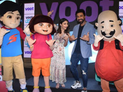 Soha Ali Khan and Aashish Chaudhary snapped at the launch of the Voot kids app