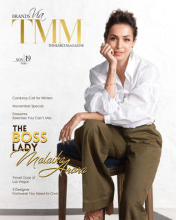 Malaika Arora on the cover of TMM, Nov 2019