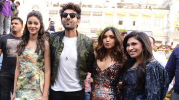 Team Pati Patni Aur Woh launches their new song Ankhiyon Se Goli Mare in Delhi