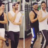 Varun Dhawan and Arjun Kapoor join Aparshakti Khurrana as they take the ‘Don’t Be Shy’ challenge from Bala!