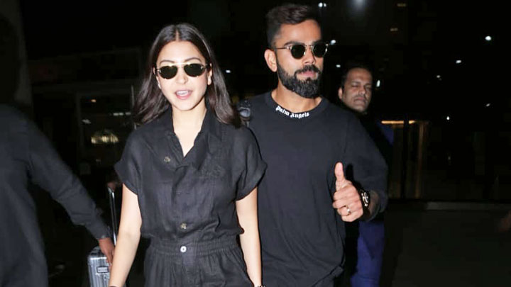 Ranbir Kapoor and Anushka Sharma were spotted at Mumbai airport