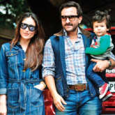 Taimur Ali Khan enjoys a glass of lemonade as he chills with parents Saif Ali Khan and Kareena Kapoor Khan