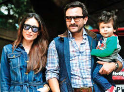 Taimur Ali Khan enjoys a glass of lemonade as he chills with parents Saif Ali Khan and Kareena Kapoor Khan