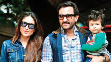 Taimur Ali Khan enjoys a glass of lemonade as he chills with parents Saif Ali Khan and Kareena Kapoor Khan