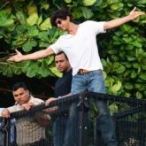 Happy Birthday Shah Rukh Khan: Actor greets fans with his signature pose outside Mannat
