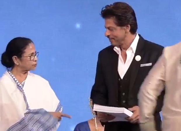 Watch: Shah Rukh Khan and Kolkata Chief Minister Mamta Banerjee have a hilarious conversation on stage at the 25th KIFF