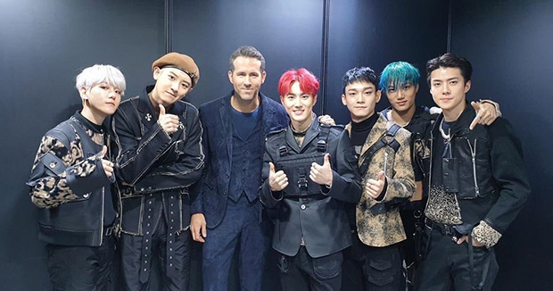 6 Underground Star Ryan Reynolds Meets Korean Band Exo And Fans Are 