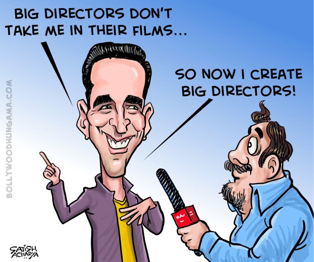 Bollywood Toons: Big directors don't cast me, says Akshay Kumar! -  Bollywood Hungama