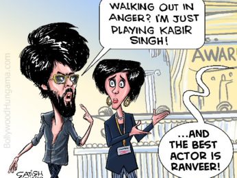 Bollywood Toons: Shahid Kapoor walked out for not getting an award?