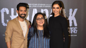 Deepika Padukone, Vikrant Massey and Meghna Gulzar grace the trailer launch of Chhapaak
