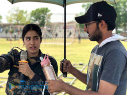 On The Sets Of The Movie Gunjan Saxena - The Kargil Girl