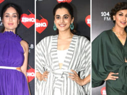 Kareena Kapoor Khan, Taapsee Pannu and Sonali Bendre snapped at the Ishq 104.8 FM office Part 1