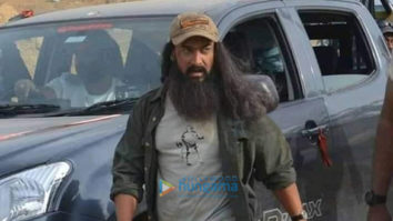 on the sets of the movie Laal Singh Chaddha