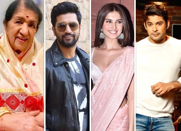 Lata Mangeshkar, Vicky Kaushal, Tara Sutaria, Siddharth Shukla Among ...