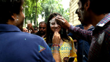 On The Sets Of The Movie Pati Patni Aur Woh