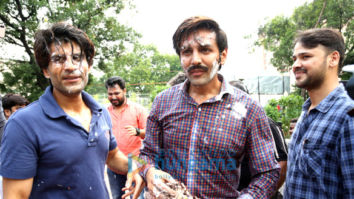 On The Sets Of The Movie Pati Patni Aur Woh