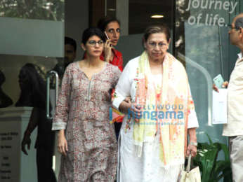 Photos: Aayush Sharma, Helen and Atul Agnihotri spotted at Hinduja Hospital