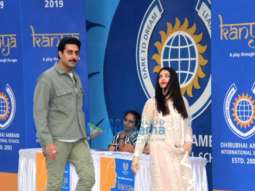 Photos: Abhishek Bachchan, Aishwarya Rai Bachchan and others snapped attending the Dhirubhai Ambani school annual day 2019