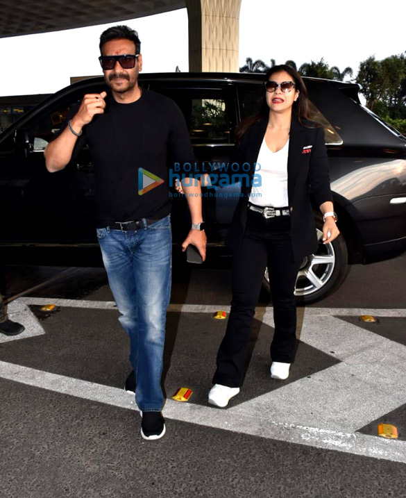 photos ajay devgn kajol saif ali khan and others snapped at the airport 1