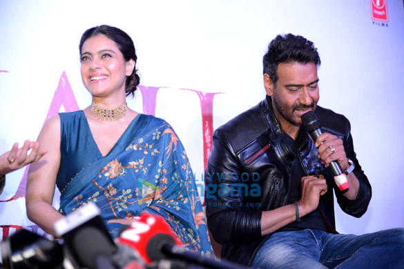 photos ajay devgn kajol and saif ali khan promote tanhaji the unsung warrior in delhi 5