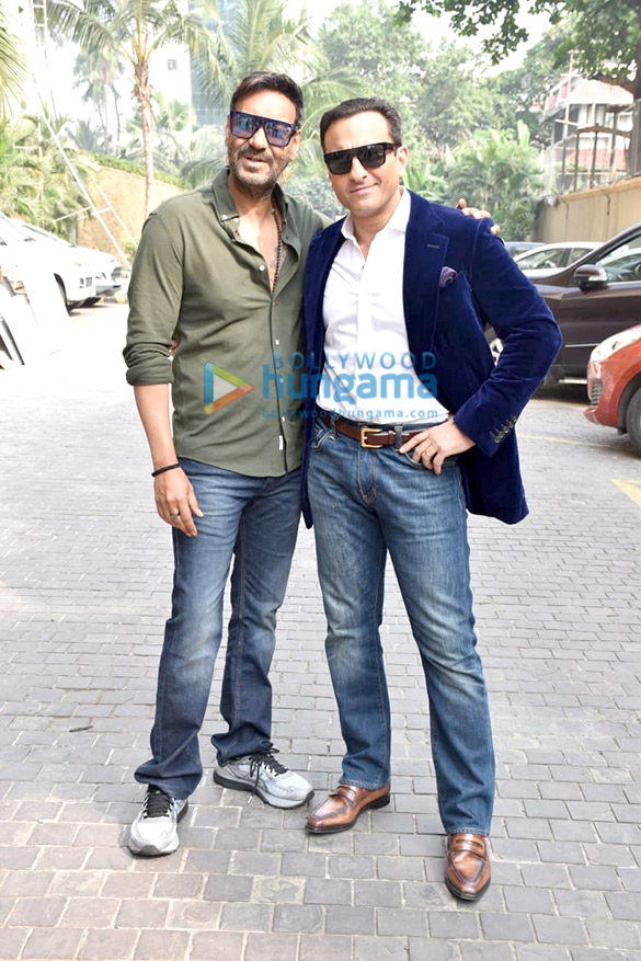 photos ajay devgn and saif ali khan snapped promoting their film tanhaji the unsung warrior 5