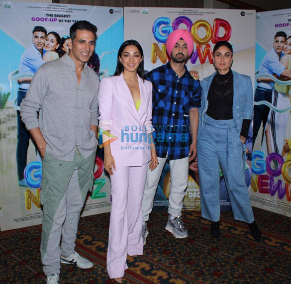 Kiara Advani, Akshay Kumar And Diljit Dosanjh Promote Their Movie - Masala