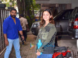 Photos: Alia Bhatt snapped post visiting Sanjay Leela Bhansali’s office in Mumbai