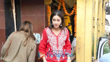 Photos: Ananya Panday and Bhavana Pandey snapped at Shani Temple