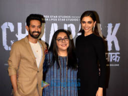 Photos: Deepika Padukone, Vikrant Massey and Meghna Gulzar grace the trailer launch of Chhapaak