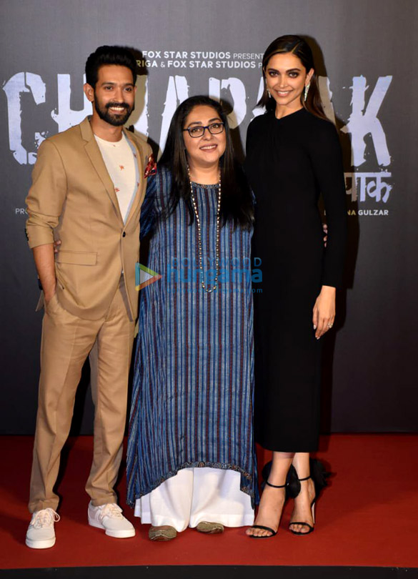 Photos: Deepika Padukone, Vikrant Massey and Meghna Gulzar grace the trailer launch of Chhapaak