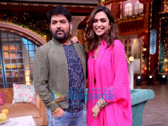 Photos: Deepika Padukone snapped on the sets of The Kapil Sharma Show