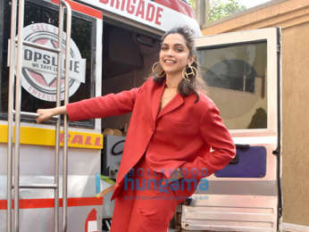 Photos: Deepika Padukone snapped promoting her film Chhapaak