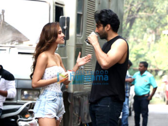 Photos: Disha Patani and Aditya Roy Kapur snapped on the sets of Malang at Filmcity