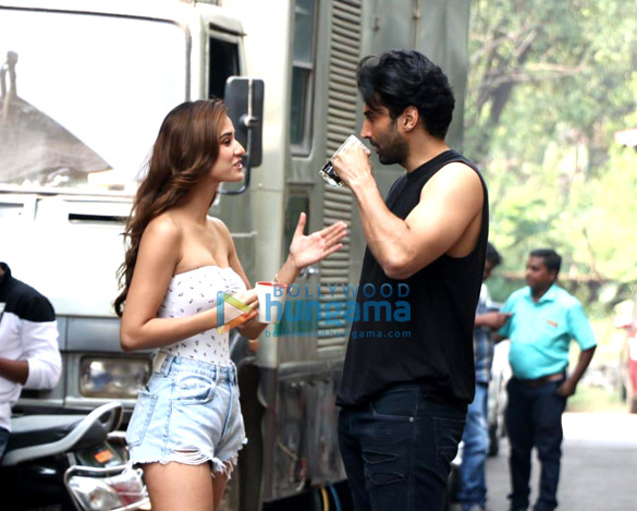 photos disha patani and aditya roy kapur snapped promoting malang at filmcity 2