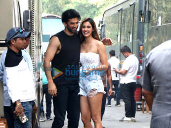 Photos: Disha Patani and Aditya Roy Kapur snapped on the sets of Malang at Filmcity