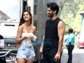Photos: Disha Patani and Aditya Roy Kapur snapped on the sets of Malang at Filmcity