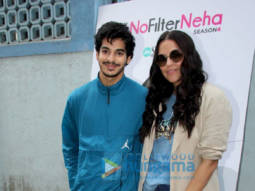 Photos: Ishaan Khatter and Neha Dhupia snapped on sets of the show #NoFilterNeha Season 4