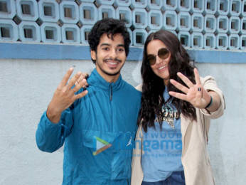 Photos: Ishaan Khatter and Neha Dhupia snapped on sets of the show #NoFilterNeha Season 4