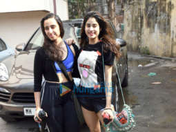 Photos: Janhvi Kapoor and Namrata Purohit spotted at the Pilates gym