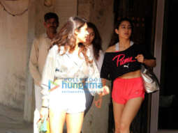 Photos: Janhvi Kapoor and Sara Ali Khan spotted at Farmers’ Cafe in Bandra