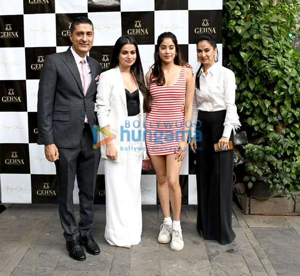 Photos: Janhvi Kapoor and Tanya Ghavri snapped at Gehna Jewellers event in Mumbai