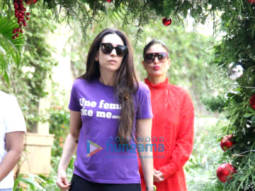 Photos: Kareena Kapoor Khan and Karisma Kapoor snapped at Mount Mary Church in Bandra