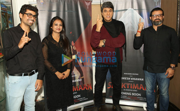 photos mukesh khanna graces the poster launch of the 3d animated series shaktimaan 3