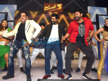 Photos: Salman Khan, Sonakshi Sinha, Prabhu Dheva and others grace the Dabangg 3 pre release event in Hyderabad