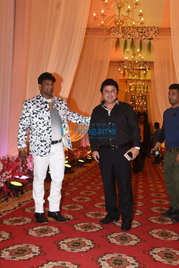 photos salman khan and others snapped at the wedding of his makeup artist raju naags son 5