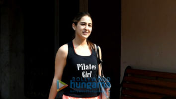 Photos: Sara Ali khan, Janhvi Kapoor, Sharmin Segal and Namrata Purohit spotted at Pilates class